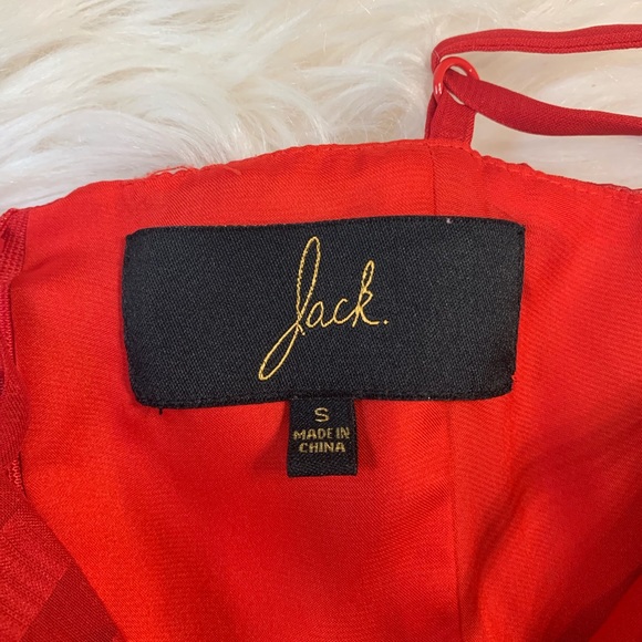 Jack Red Dress with Stripes - Picture 3 of 4
